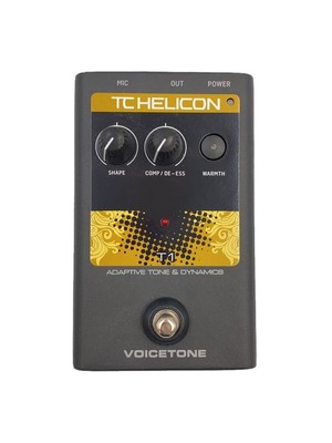 TC HELICON VOICETONE T1 Vocal Effects Pedal with USB Cable Tested JAPAN
