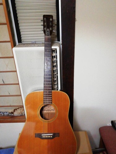 YAMAKI Deluxe FOLK No.215 アコースティック1971年製 Yamaki Deluxe Folk Acoustic 12 String Guitar 1971 No. 215 No