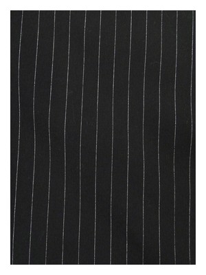 Sean John Men's Black Pinstripe Suit Jacket (48R, Black)