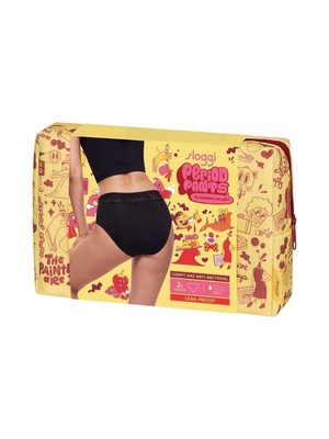 Sloggi Period Pants Hipster Briefs 2 Pack Light Flow Menstrual Underwear