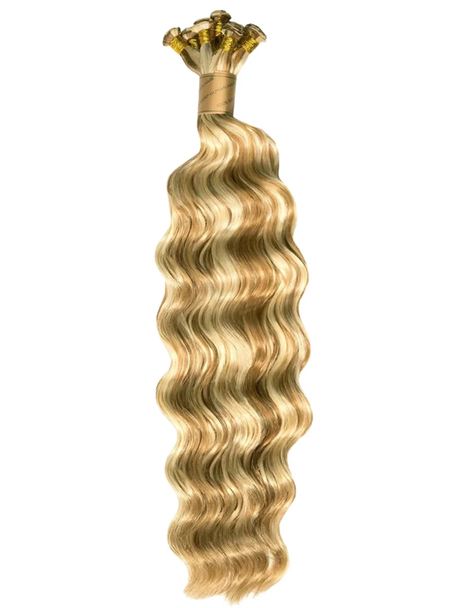 Bohyme Ocean Breeze Machine-Tied Weft Human Hair 14" Color D14/BL22