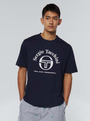 

Мужская футболка с коротким рукавом Sergio Tacchini Arch Type, Maritime blue, T-Shirts