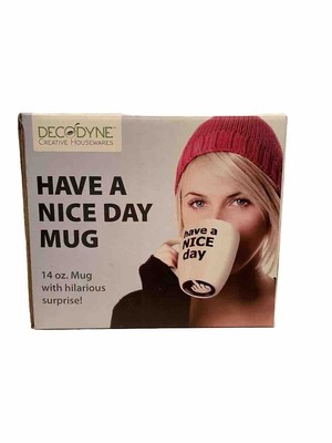 Decodyne Have a Nice Day Funny Coffee Mug, Funny Cup
