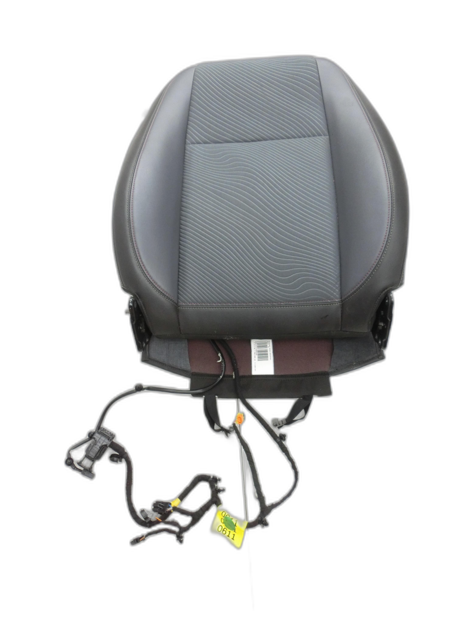 Opel Mokka X 12-19  Sitzbezug Rückenpolster Rechts Vorne für Beifahrer Sitz Naht Weiß Rot beheizt  - Bild 1