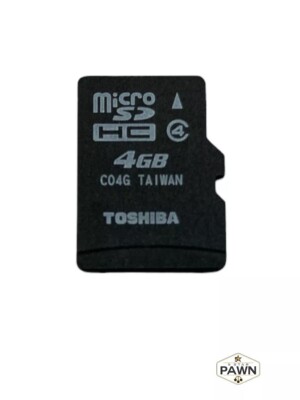 Toshiba 4GB Class 4 micro SD SDHC C4 Memory Card micro SD Ca