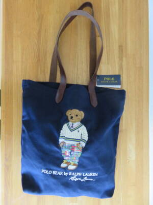 バッグ vintage tote bag bear navy Polo Bear Tote Bag | eBay