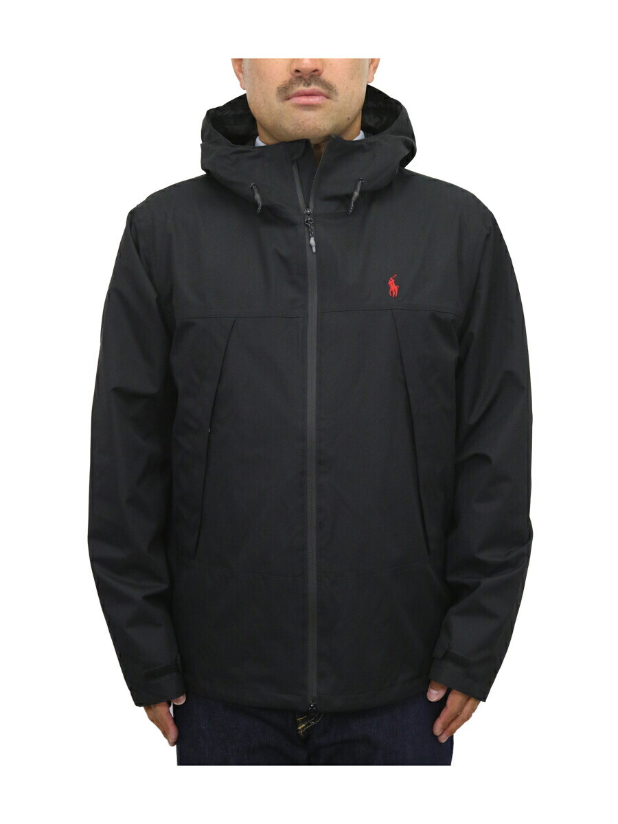 Ветровка-ракушка Polo Ralph Lauren из полиэстера с капюшоном и рисунком пони - Черный