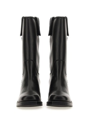 Pre-owned Hereu Boot 'aumandra' In Black