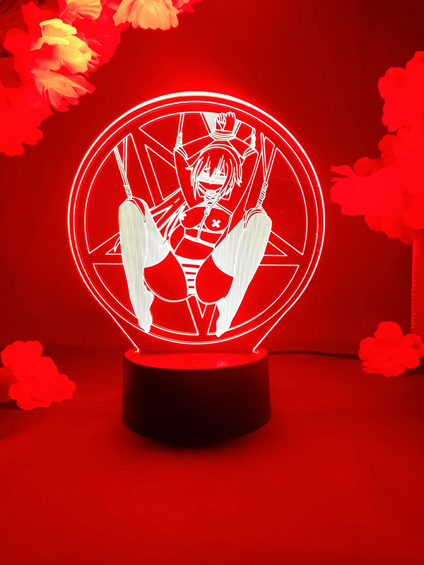 3D Illusion Led Nightlights ANIME Light Lamp Multi Color Changing Zero Two Sexy 