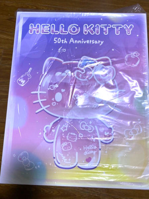 POP MART Hello Kitty 50th Anniversary Big Size H280mm Transparent JAPAN
