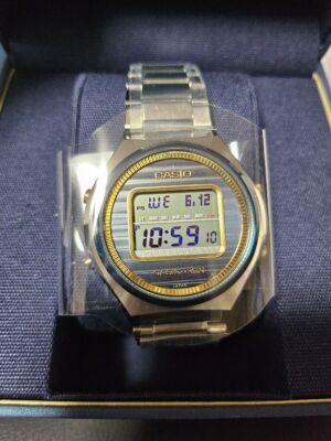 Pre-owned Casio Trn-50ss-2ajr Watch 50th Anniversary Tron Quartz Men's Watch Box Jpn