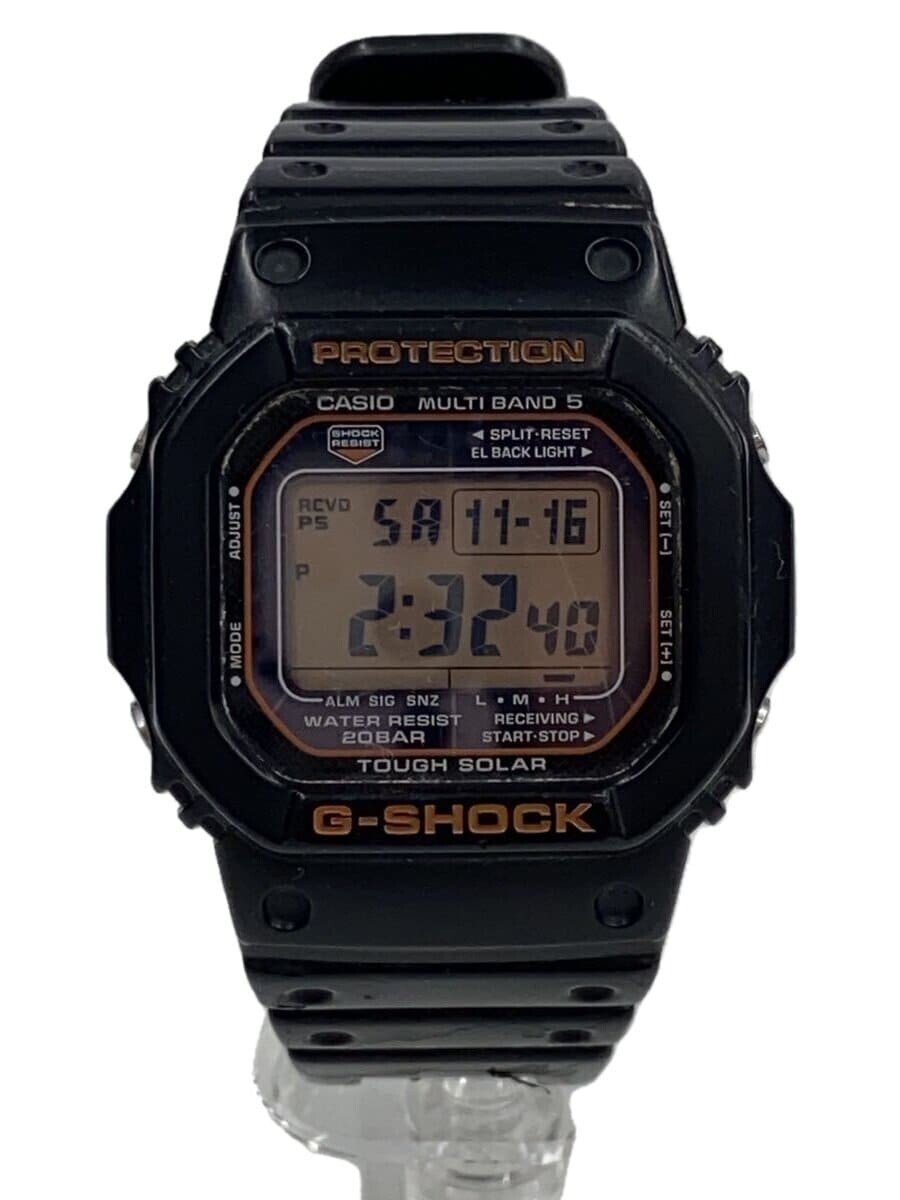 【未使用級 極美品】CASIO G-SHOCK GW-M5600U-2JF CASIO G-SHOCK GW-M5600R-1JF Black Resin Tough Solar Digital