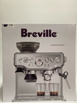 NEW OPEN BOX BREVILLE - THE BARISTA EXPRESS ESPRESSO MACHINE MODEL:B (U11018014)