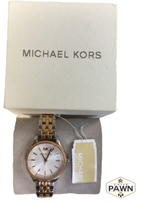 Michael Kors Lexington Women's Tri-Tone Gold Silver Rose
