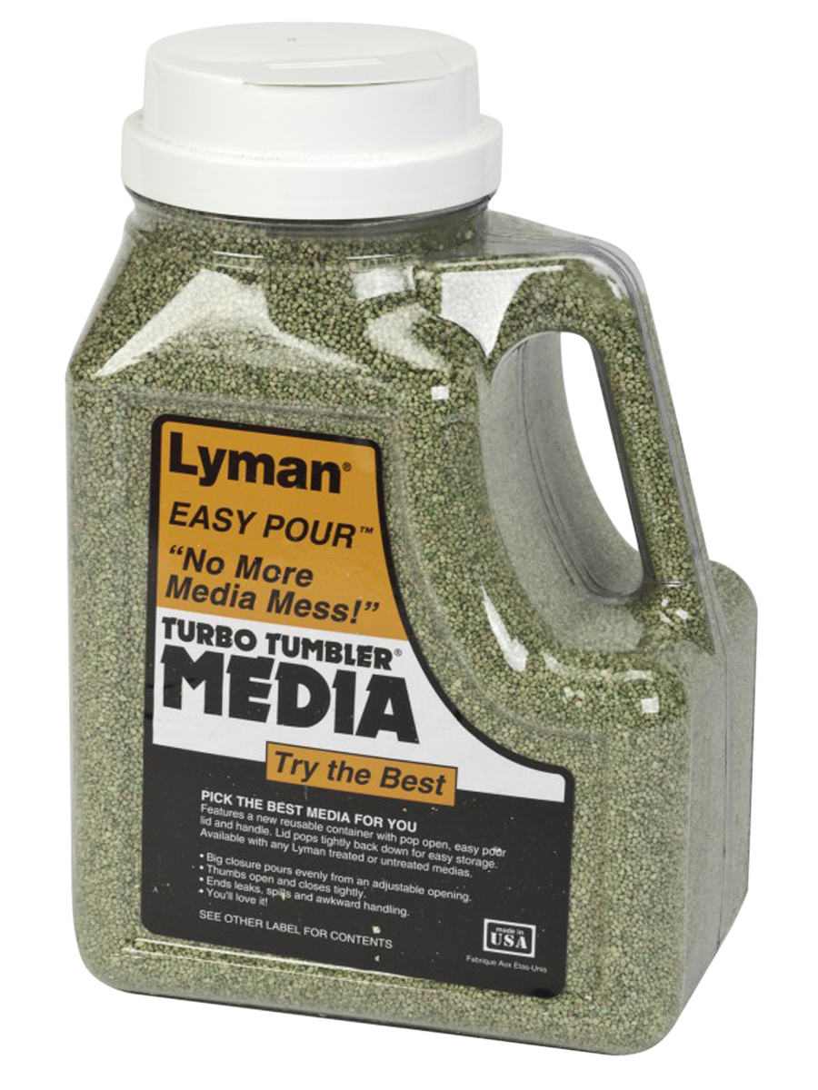Lyman Turbo Case Cleaning Tumbler Media Treated Corncob Plus 6.0 Lbs