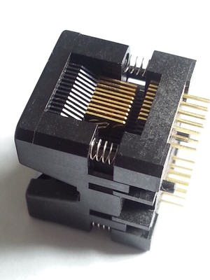 Burn in IC Test Socket OTS-28-0.635-02 ENPLAS 20 Pin SSOP 0.635mm Pitch
