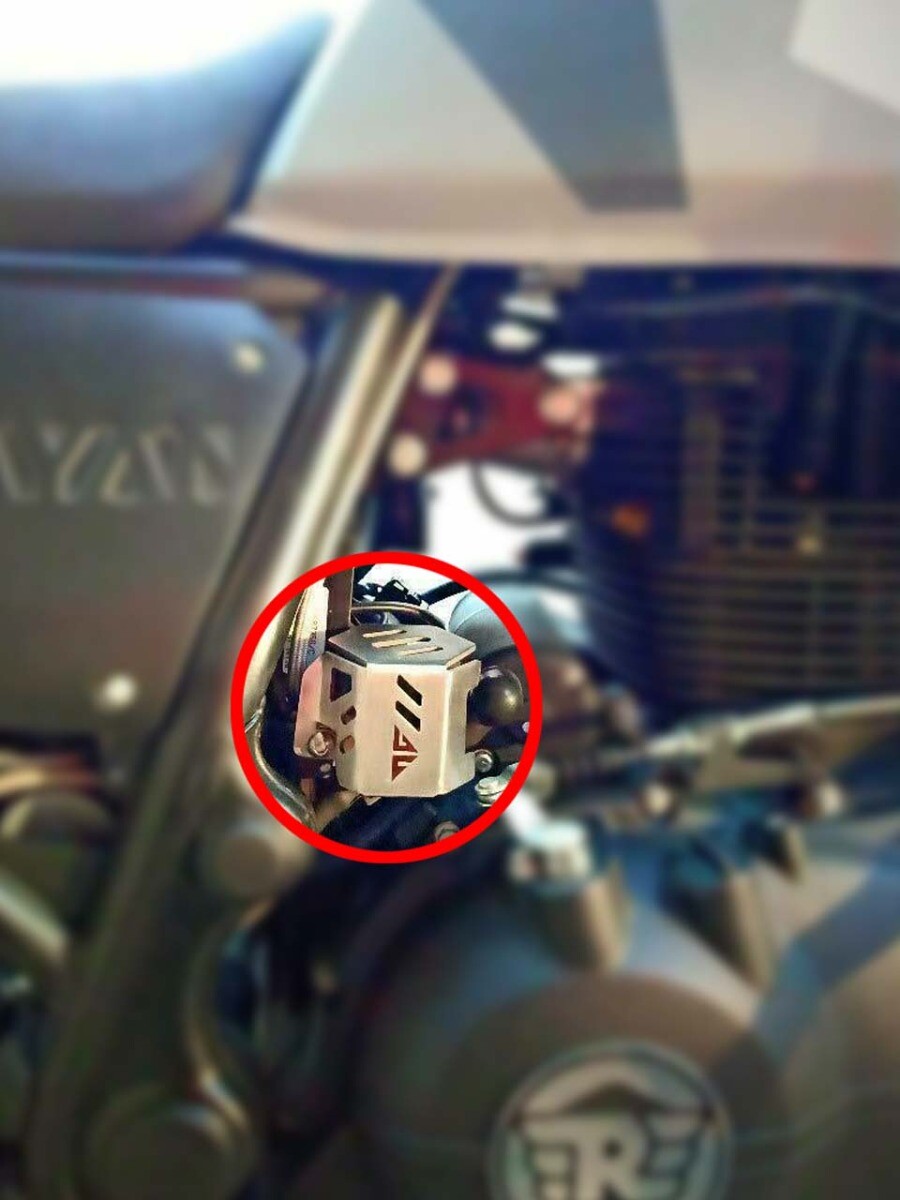Rear Brake Oil Container Guard SS for Royal Enfield Himalayan 411 cc
