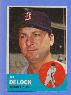 1963 Topps Baseball - 136 - Ike Delock - Boston Red Sox - VGEX+