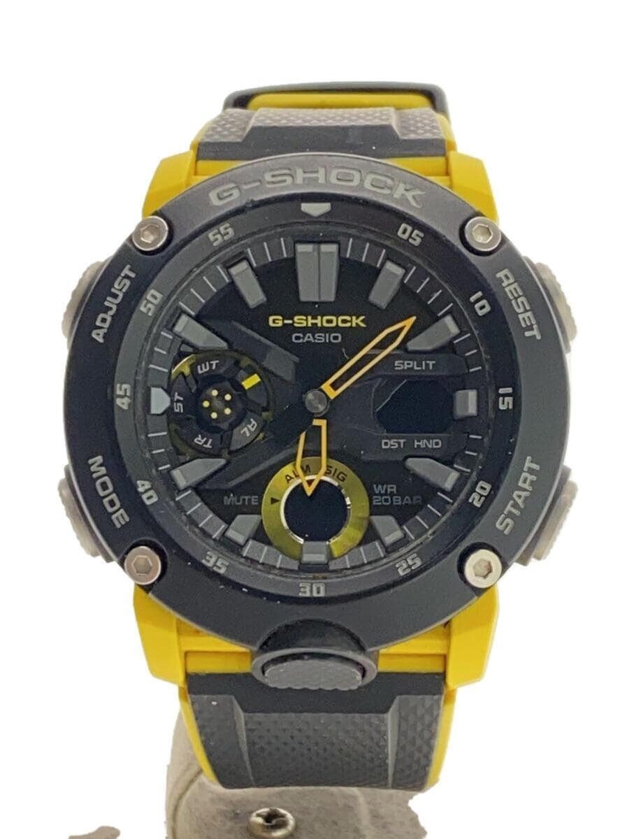 CASIO G-SHOCK GA-2000-1A9JF Black Resin Quartz Digital