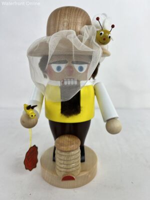 Vintage Steinbach Nutcracker Troll Beekeeper 10.5'' Tall Handmade Germany