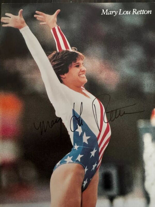 Mary Lou Retton Autographed Signed 8x10 Photo/Media Card 1984 Olympics