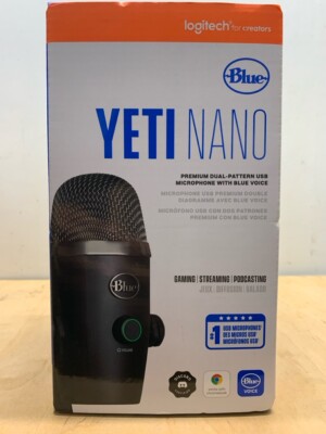 Blue Yeti Nano Premium USB Mic for Recording and Streaming (E10035629)