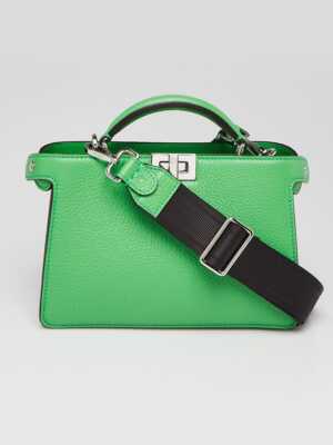 FENDI｜CROSSBAGS (Peekaboo ISeeU Small (8BN327 ARBB F1NP Peekaboo ISeeU X-Cross Leather Black | Fendi