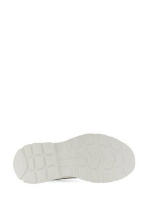 Pre-owned Alexander Mcqueen Joey Sneaker With Eyelets In Black
