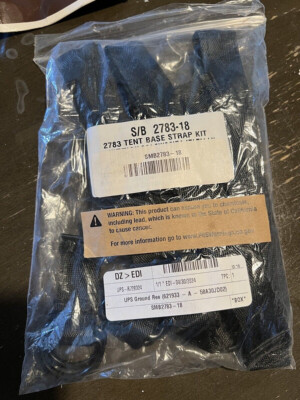 Smittybilt 2783-18B Tent Base Strap Kit For Overlander Roof Top Tent