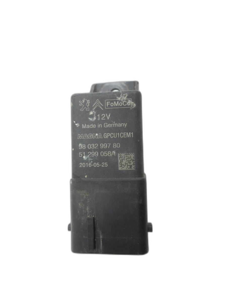 Citroen C4 Cactus 14-18 HDI 90 1,6 68KW Relais Vorglührelais Glühanlage Glühzeit Steuergerät  - Bild 1