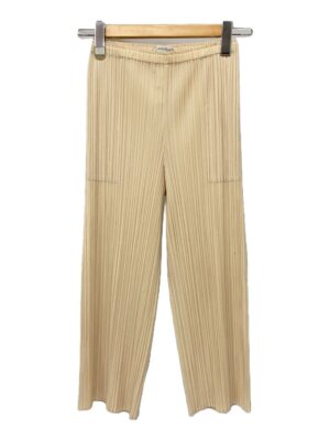 Pleats please パンツ　アイボリー NEW COLORFUL BASICS 4 – ISSEY MIYAKE ONLINE STORE