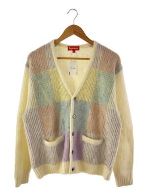 Supreme cardigan Sweater cream M Used | eBay