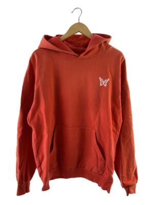 Girls Don't Cry Hoodie Butterfly Full Zip Hoody L Cotton Red