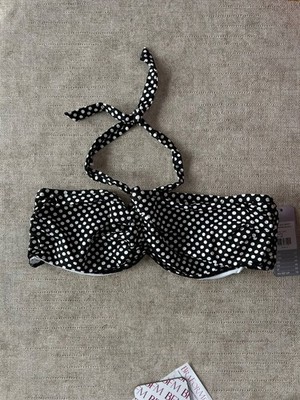 Quayside by Moontide Bikini Top Powermesh Bandeau Swim Tops Beach Swimwear