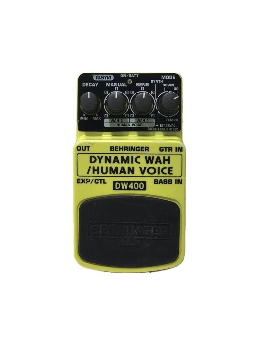 BEHRINGER DW400 Dynamic Wah Human Voice Effector Pedal Good