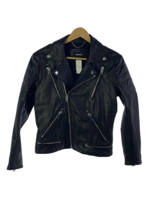 公式 riders double DIESEL Jacket eBay | Used S black cowhide leather ジャケット・アウター