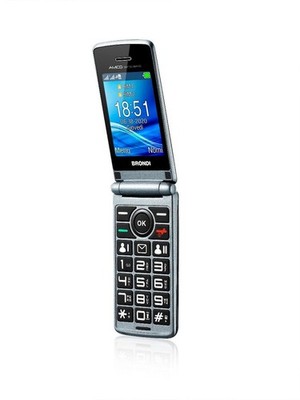 Telefonino Brondi Amico Sincero Dual Sim Grandi Tasti Flip Attivo Cellulare NERO