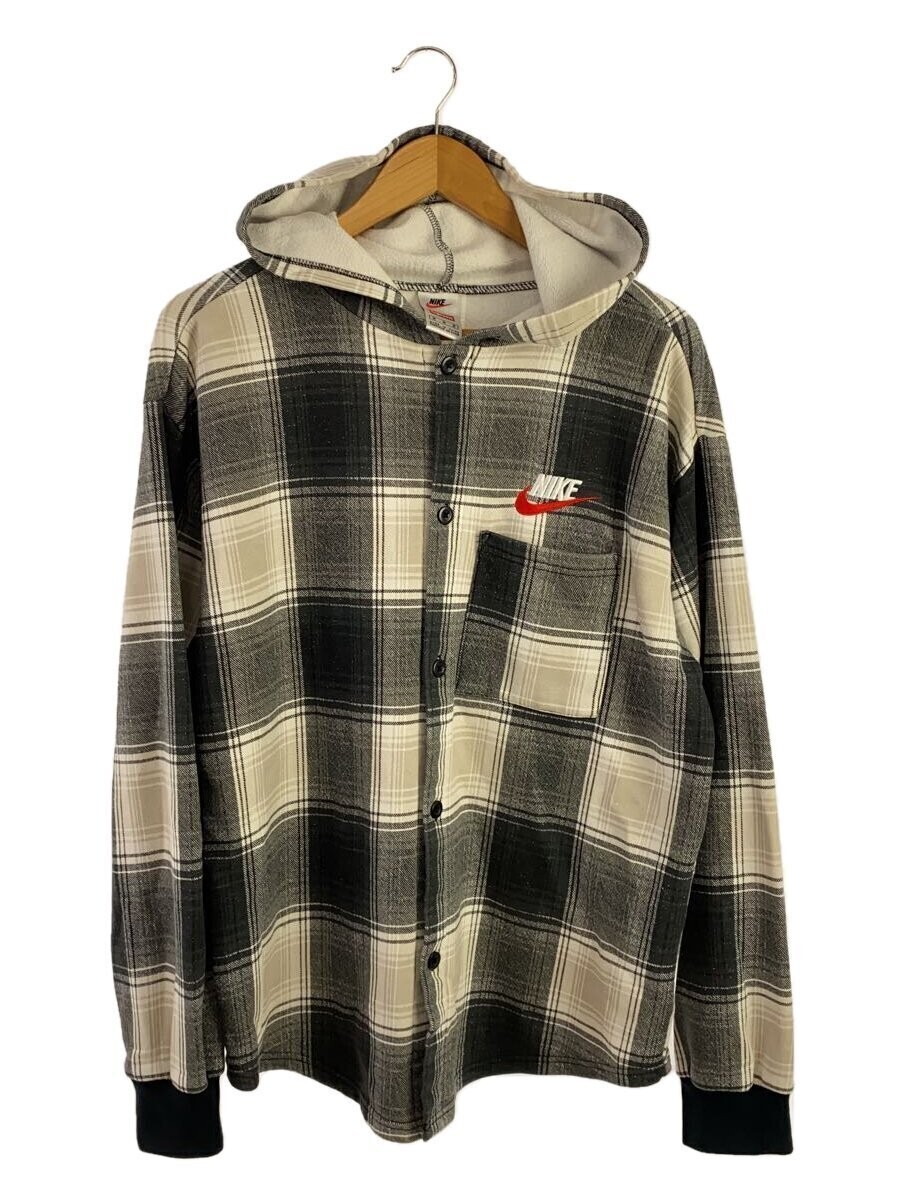 トップス 18Aw supreme nike plaid hooded sweat M Supreme Nike Plaid Hooded Check Pattern Sweatshirt M AR5572