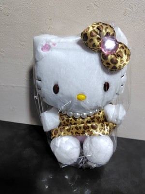 Hello Kitty Kiddy Land Plush Toy With Tag Limited Leopard Print Mascot Sanrio Go