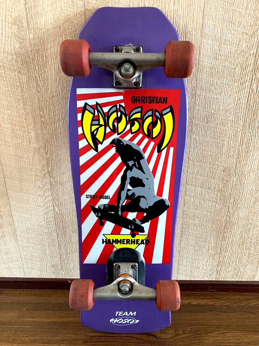Christian Hosoi Santa Cruz Original Skateboard 80's Vintage Christian Hosoi Santa Cruz Original Skateboard 80's Vintage