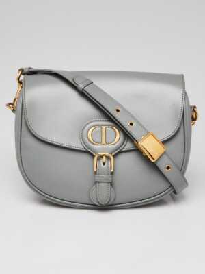 Christian Dior BOBBY ボビー バッグ Medium グレー Dior Bobby Bag Medium Dior Oblique Jacquard Gray in Canvas