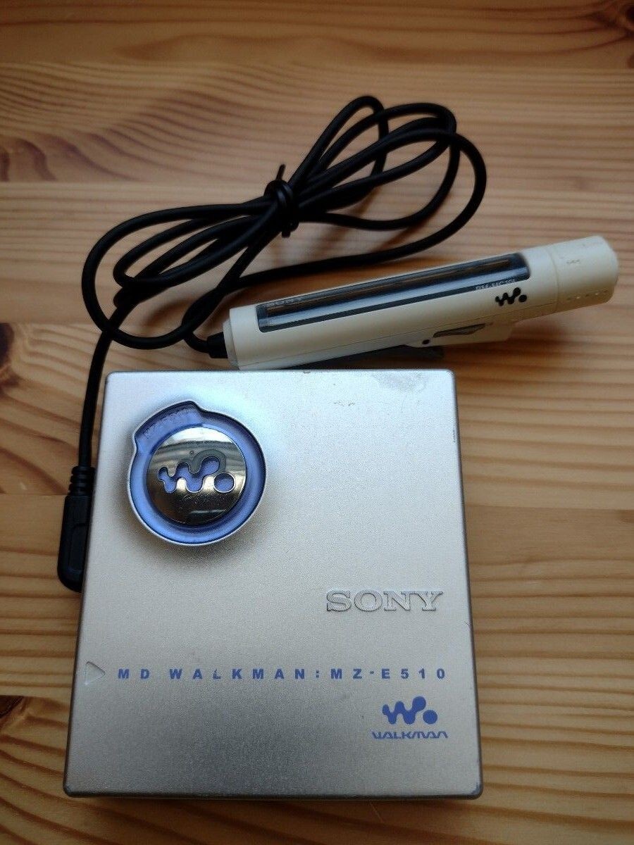 SONY Walkman MZ-E510 Portable MD Player Mini Disc W/Remote