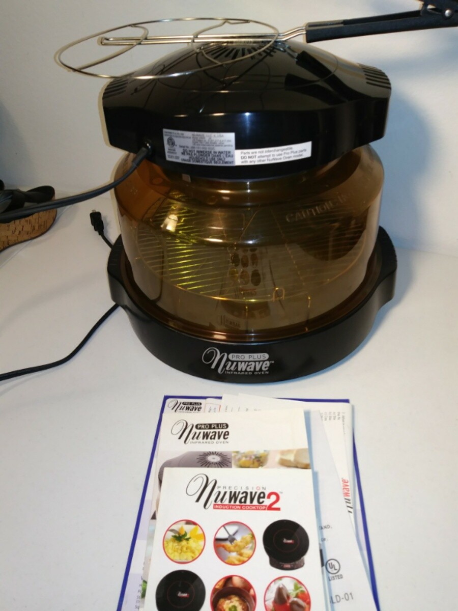 NuWave Infrared Oven Pro Plus Black Model No 22091 with Carry Bag