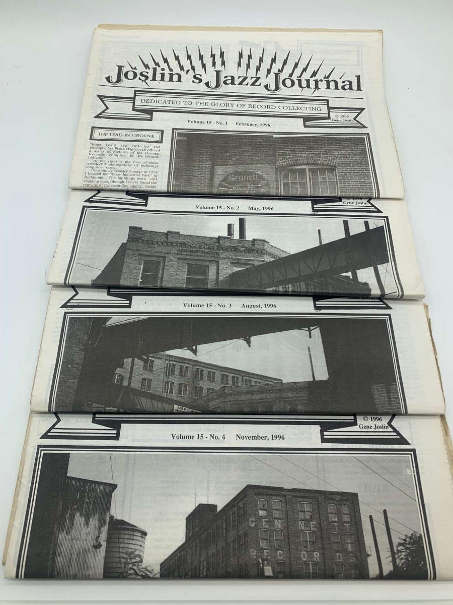 Joslin's Jazz Jornal Vol. 15 No 1-4 1996