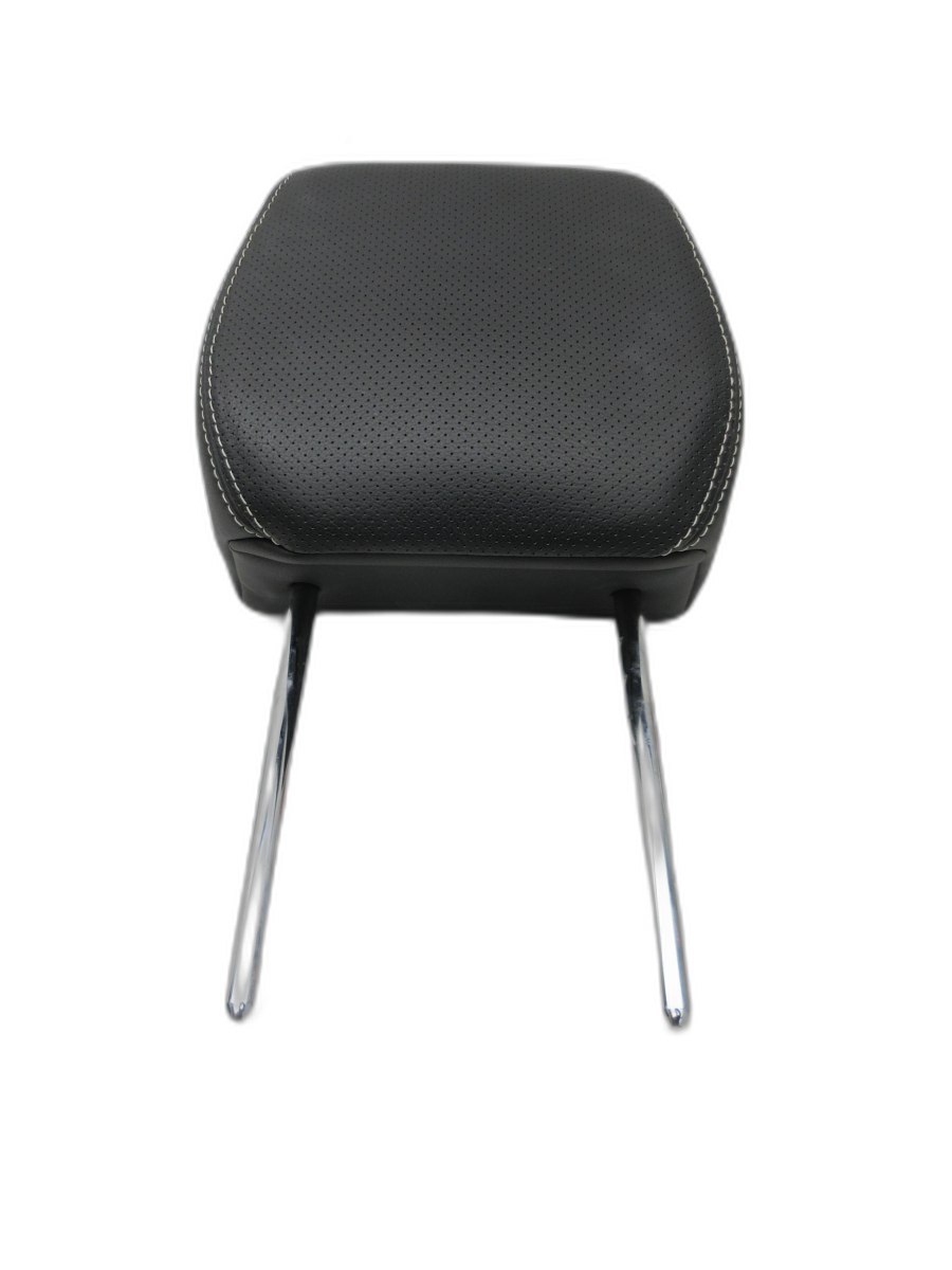 Range Rover Evoque  Kopfstütze für Fahrer Sitz Rechts oder Links Vorne weiße Naht Leder perforiert Ebony Schwarz  - Bild 1