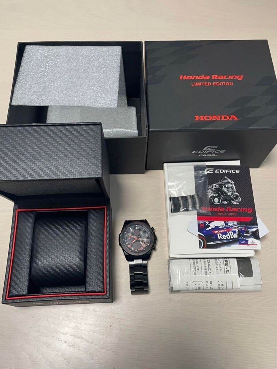 新品　EDIFICE Honda Racing EQB-1000HR-1AJR Casio to Release EDIFICE Featuring the Same Authentic Paint