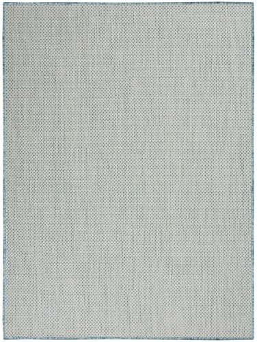 Коврик с механическим ткацким станком Aqua Geometric размером 4 x 6 дюймов