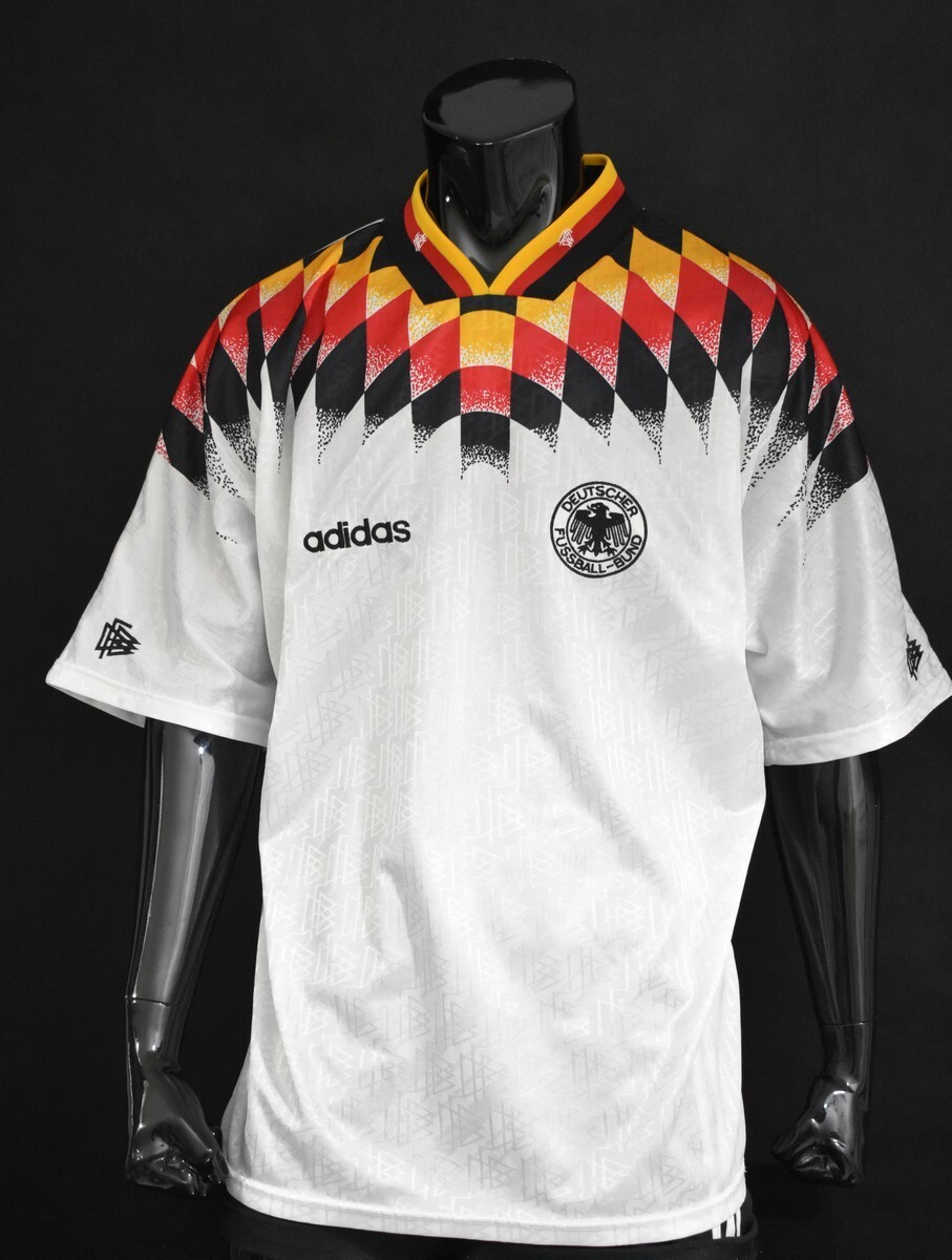 1994-96 ADIDAS Germany Deutschland Home Shirt World Cup USA 94 L