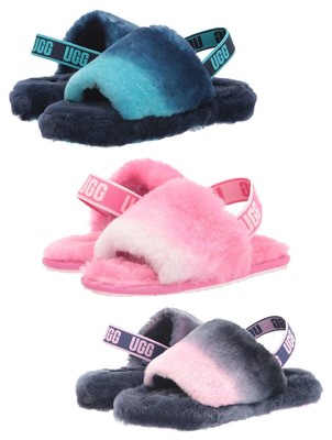 UGG Kids Fluff Yeah Gradient Slide Slipper Authentic с оригинальной коробкой 1120772K