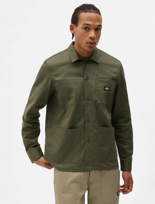 

Dickies Funkley LS Lifestyle Рубашка Мужская рубашка в стиле милитари в стиле кэжуал, Зеленый, Dickies Funkley LS Lifestyle Shirt